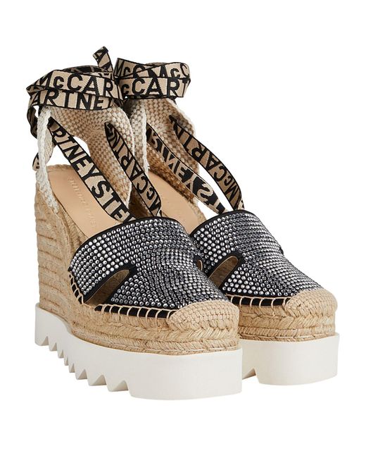 Stella McCartney Metallic Espadrilles