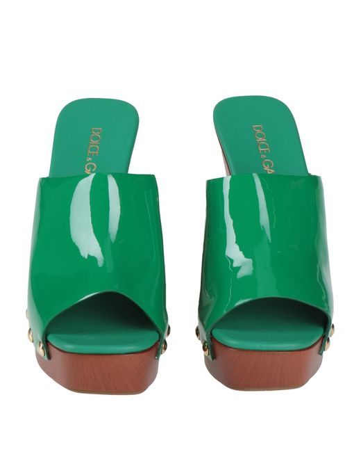 Mules & Sabots Dolce & Gabbana en coloris Green