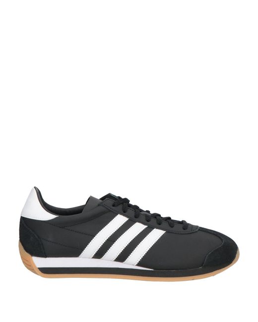 Adidas Originals Black Sneakers Leather for men