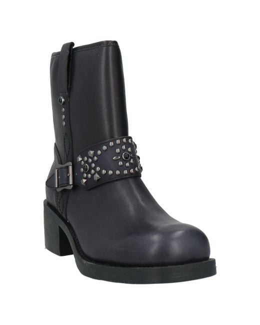 Ash Black Ankle Boots