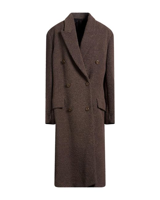 Acne Brown Coat Wool, Polyester, Nylon