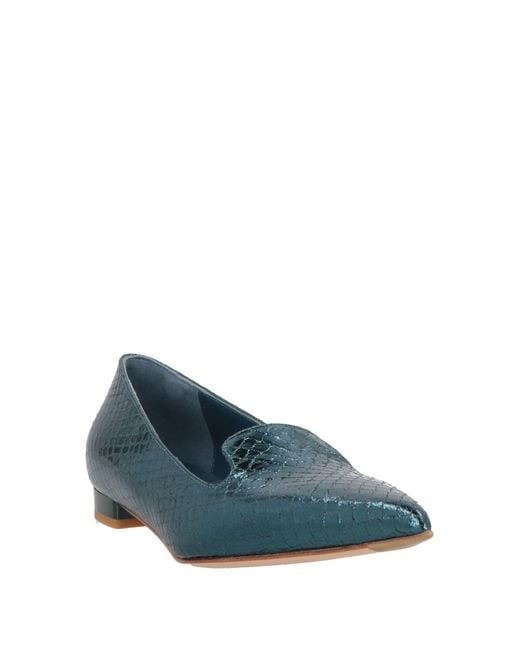 Sergio Levantesi Blue Deep Loafers Leather