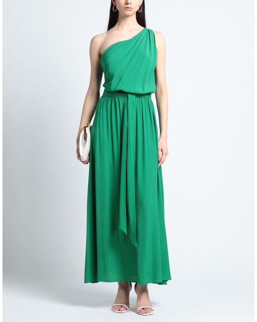 Pinko Green Maxi Dress