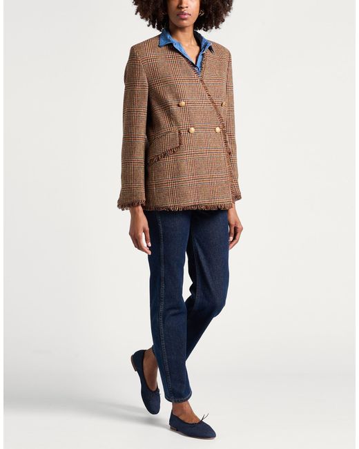 Ballantyne Brown Camel Jacket Virgin Wool