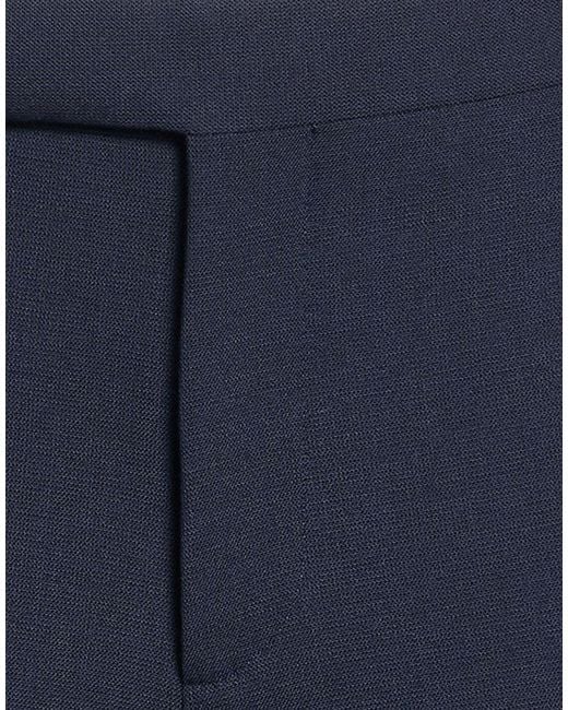 Lardini Blue Pants Polyester, Wool, Elastane