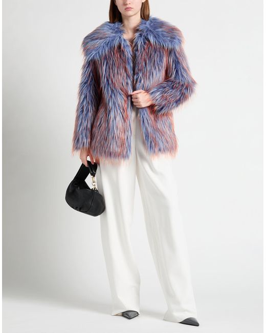 Pinko Blue Shearling & Teddy