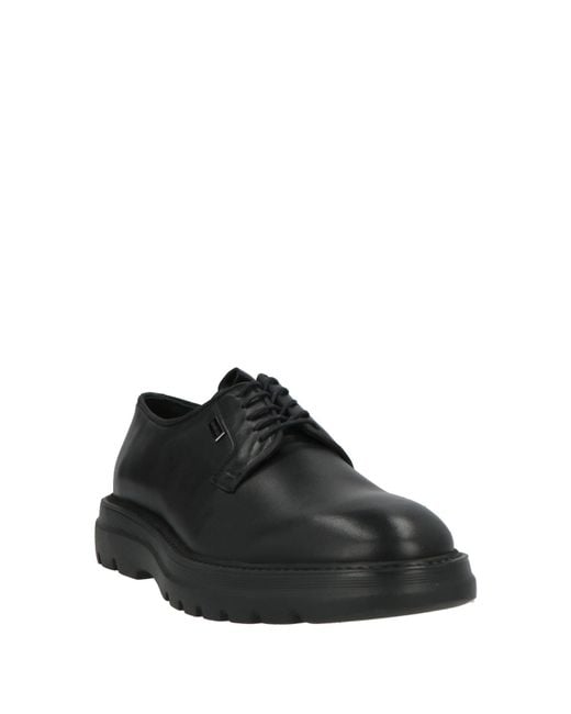 Cerruti 1881 Black Lace-Up Shoes Leather for men