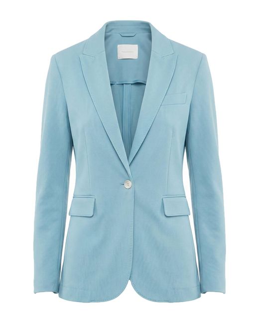 Circolo 1901 Blue Blazer Cotton, Elastane