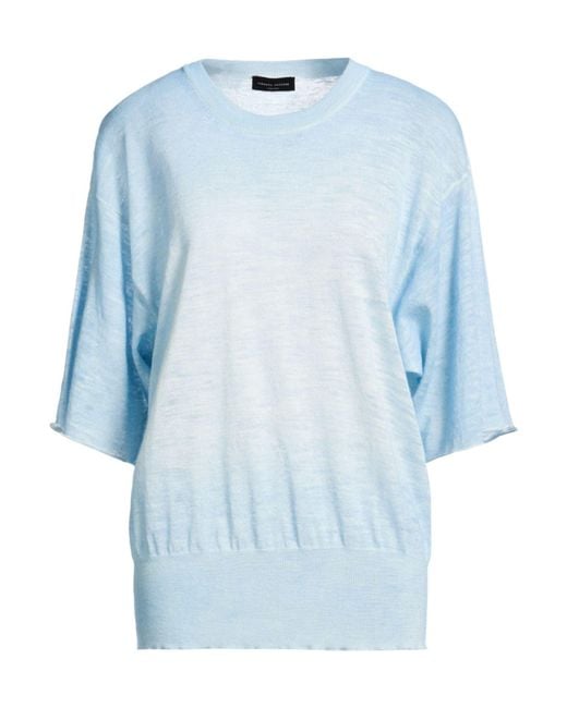 Pullover Roberto Collina en coloris Blue