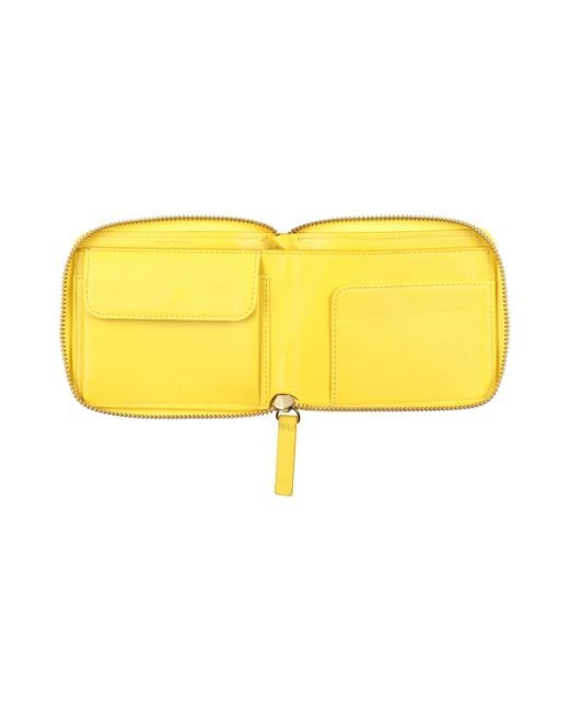 Aspesi Yellow Brieftasche
