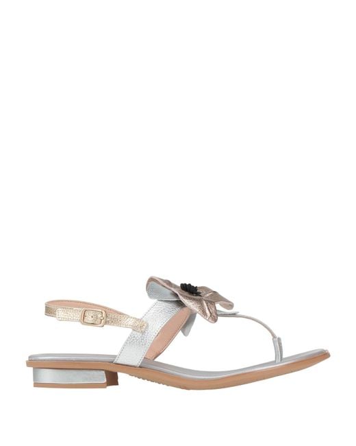 Hispanitas White Thong Sandal