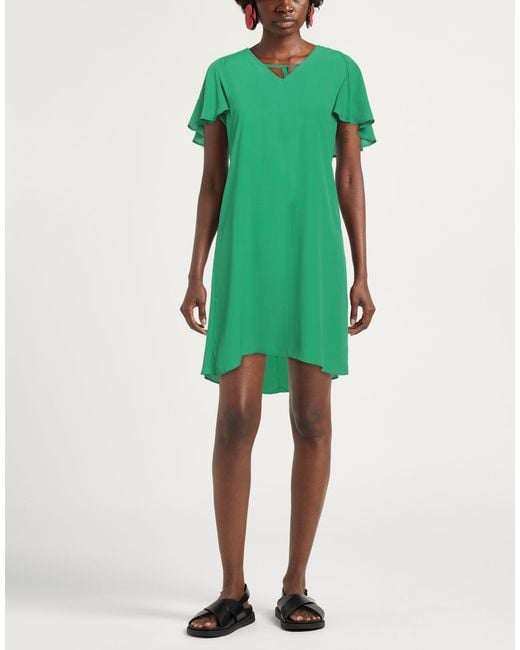 Suoli Green Mini Dress