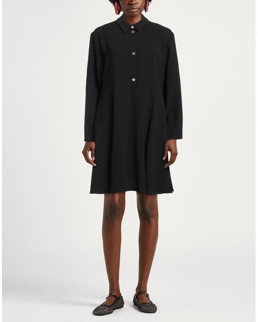 ARMANI EXCHANGE Black Mini Dress Polyester