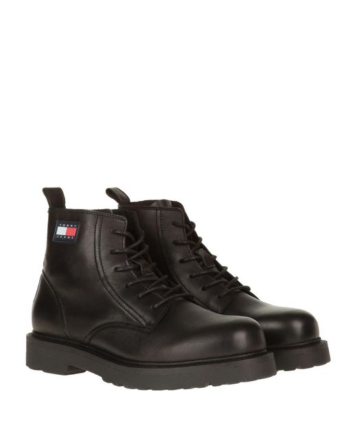 Tommy Hilfiger Black Ankle Boots for men