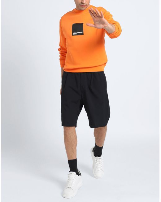 Karl Lagerfeld Orange Sweatshirt for men