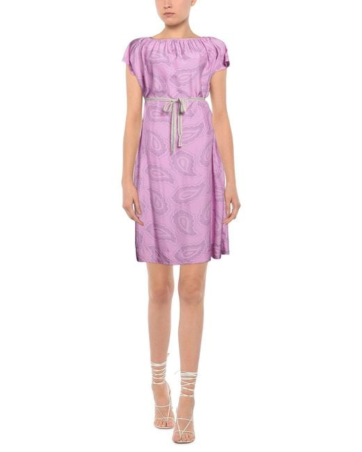 Attic And Barn Purple Mini Dress
