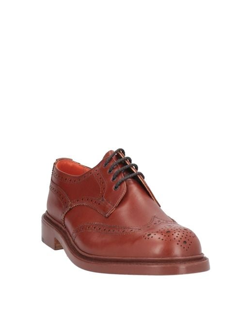 Chaussures à lacets Tricker's en coloris Red