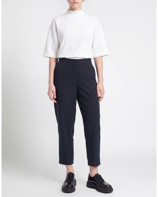ViCOLO Blue Pants Polyester, Viscose, Elastane
