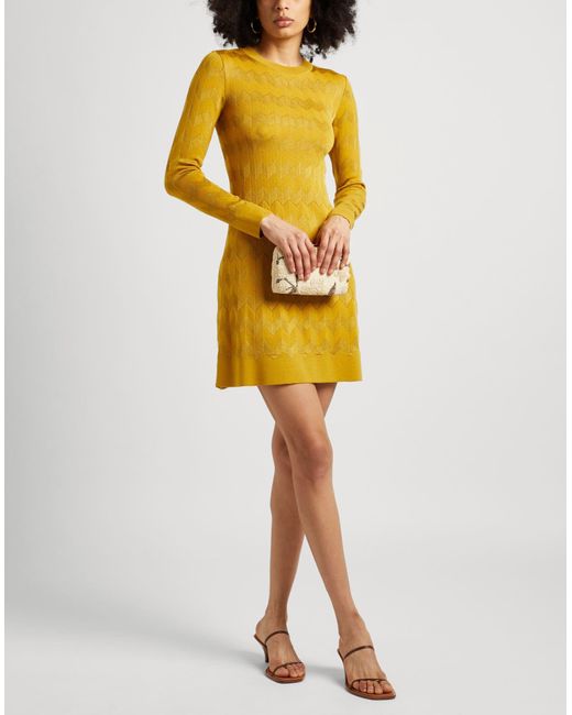 Missoni Yellow Mini-Kleid