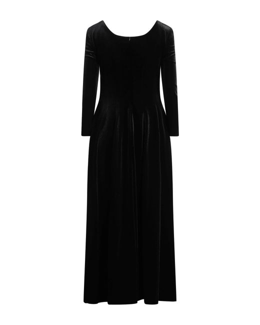 Philosophy Di Lorenzo Serafini Black Midi Dress