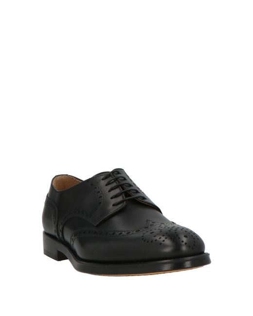 Stringate di Doucal's in Black da Uomo