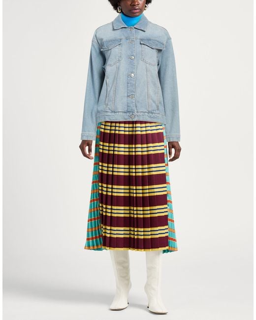 Chiara Ferragni Blue Denim Outerwear Cotton, Elastane