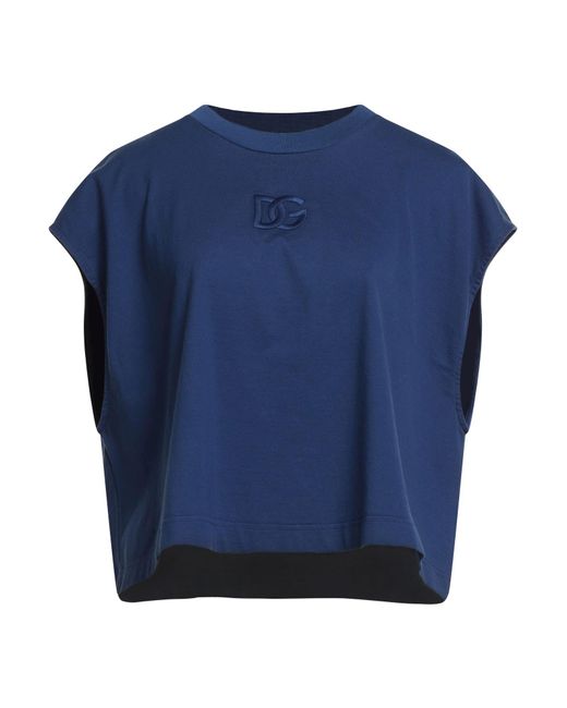 Dolce & Gabbana Blue T-Shirt Cotton