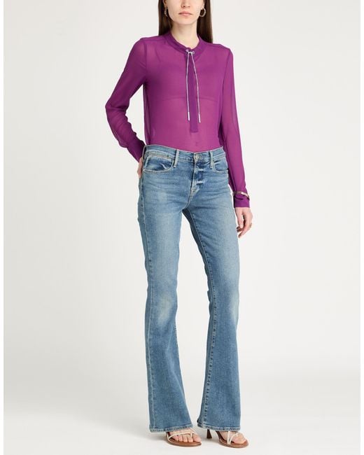 Guess Pink Mauve Top Polyester