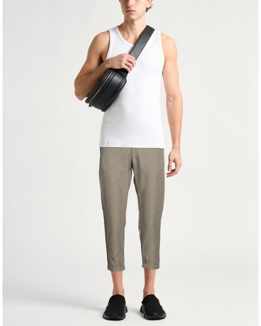 Imperial Gray Pants Polyester for men