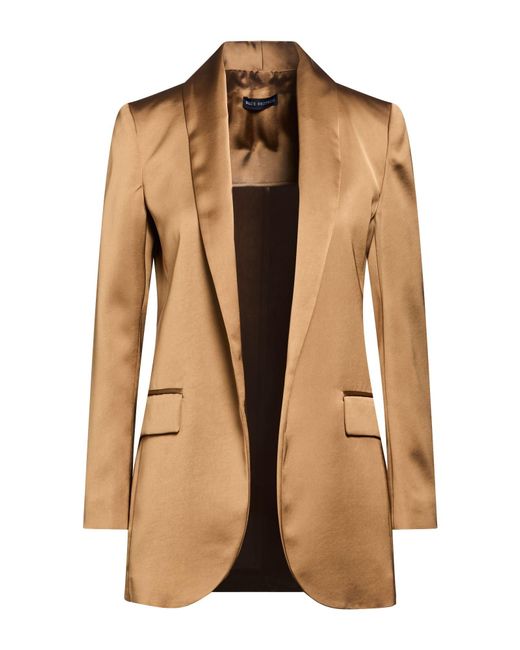 BLUE BROTHERS Brown Blazer Polyester