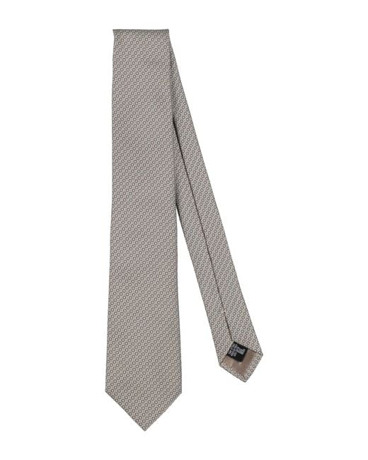 Emporio Armani Gray Ties & Bow Ties for men