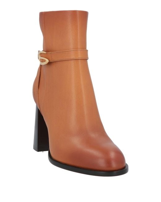 Santoni Brown Ankle Boots