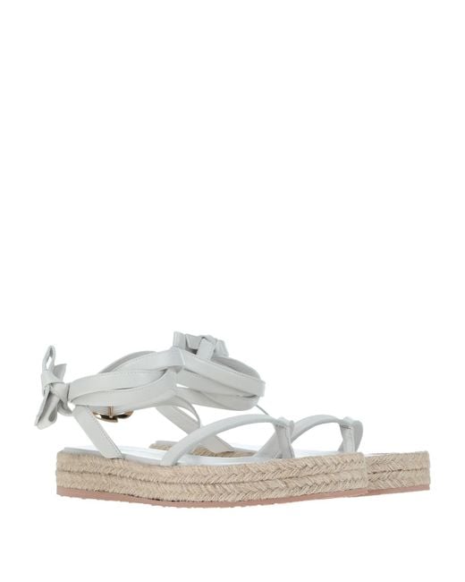 Gianvito Rossi White Espadrilles