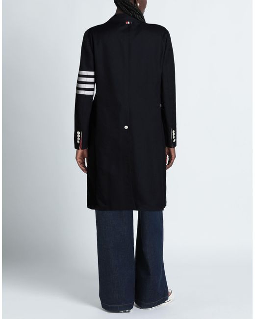 Thom Browne Black Overcoat & Trench Coat