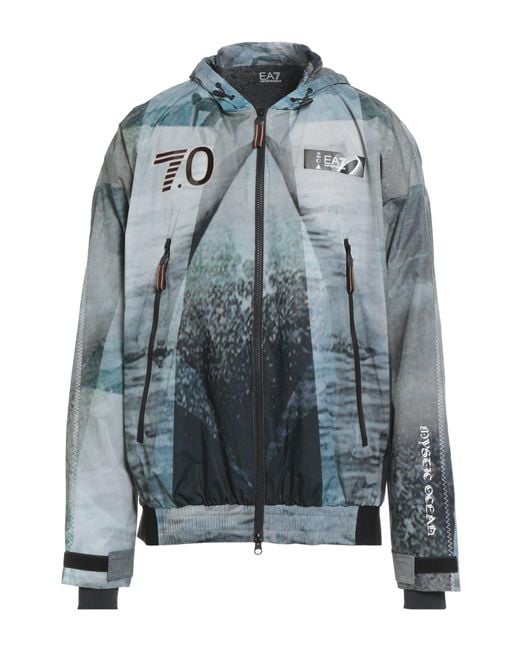 EA7 Blue Jacket for men