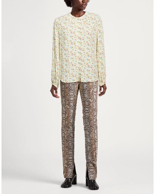 Ines De La Fressange Paris White Ivory Shirt Viscose