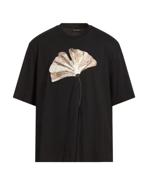 Emporio Armani Black T-Shirts for men