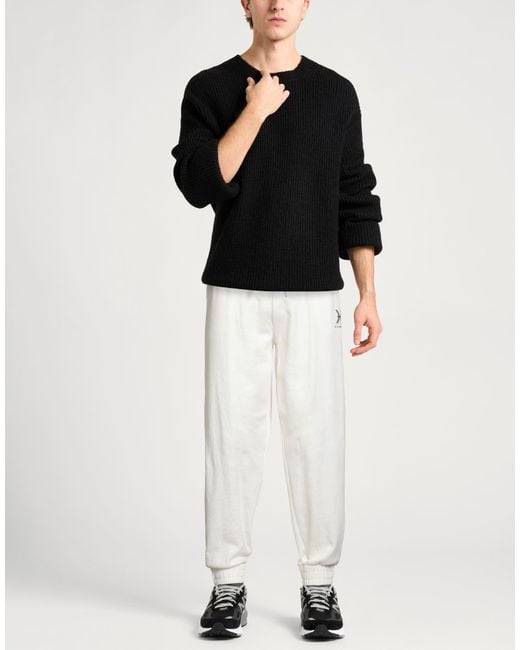 Richmond X White Pants Cotton, Polyester for men