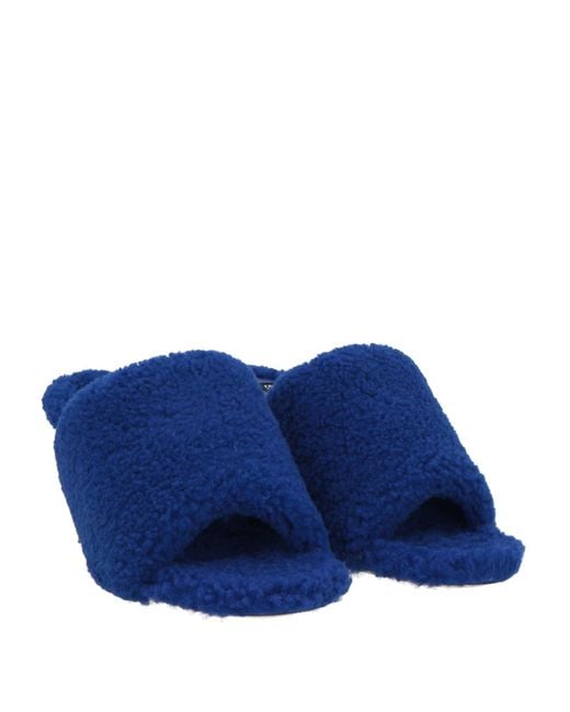 Sergio Rossi Blue Bright Sandals Leather