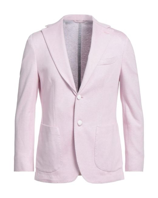 Giampaolo Pink Blazer Cotton, Polyamide for men