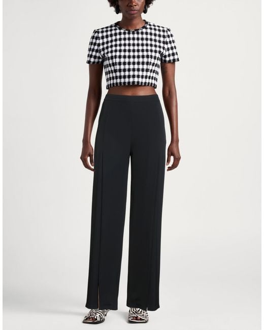 Suoli Blue Pants Polyester, Elastane, Viscose, Acetate