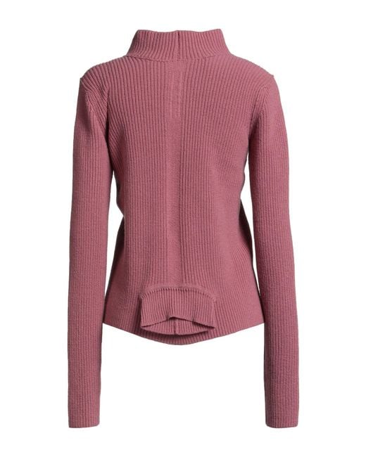 Rick Owens Red Turtleneck
