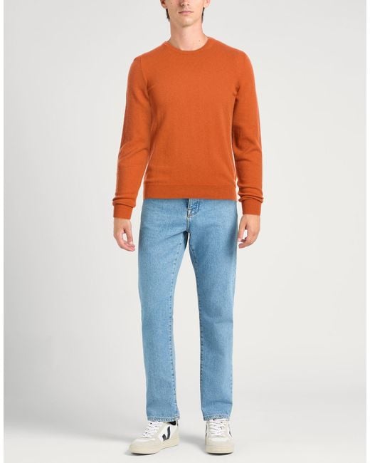 Zanone Orange Sweaters for men