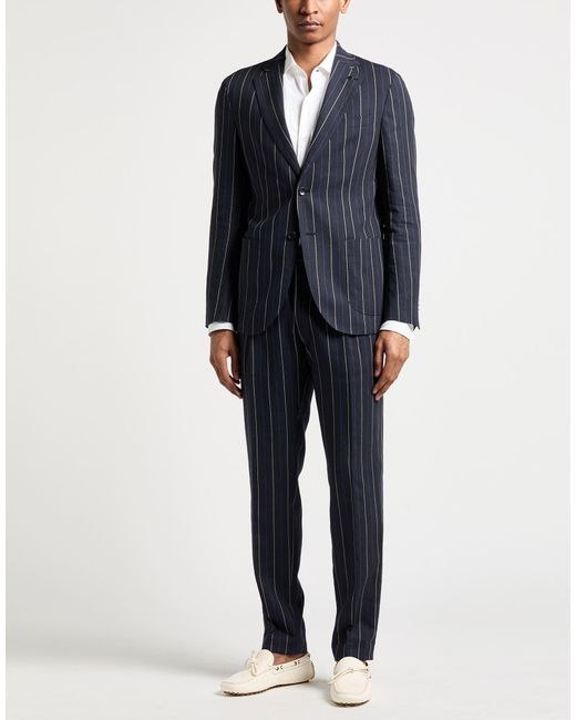 Paoloni Blue Suits for men