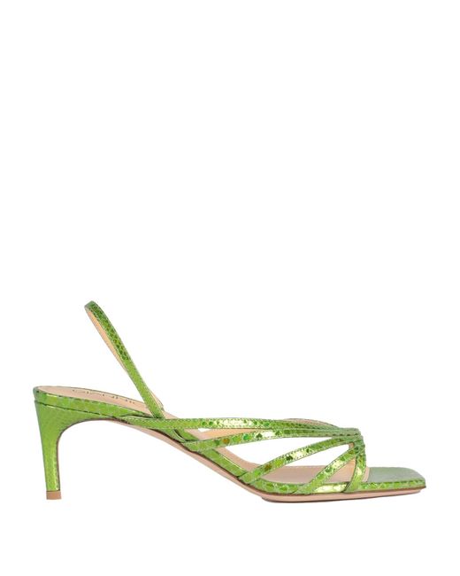 Giannico Green Sandals