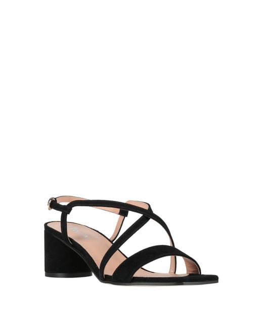Pollini Black Sandals