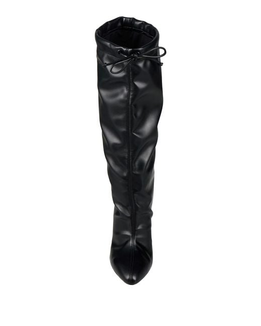 Emporio Armani Black Boot Polyurethane, Elastane
