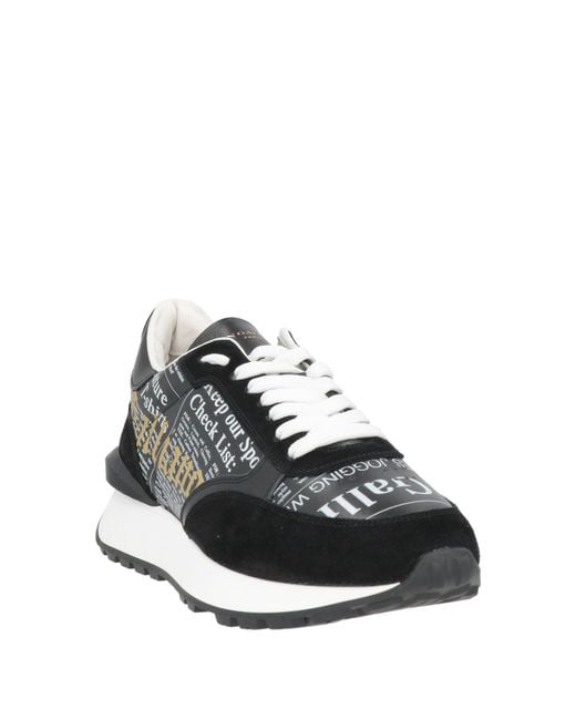 John Galliano Black Sneakers Leather