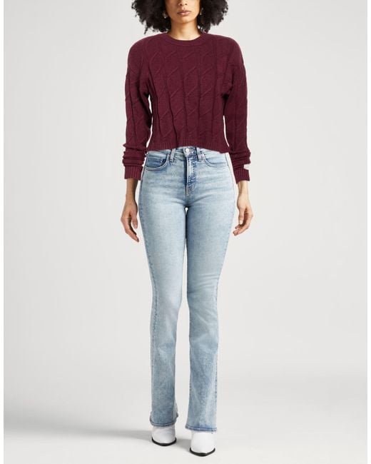 hinnominate Red Burgundy Sweater Viscose, Polyester, Polyamide