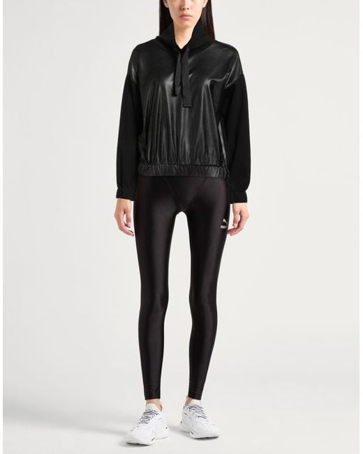 Deha Black Sweatshirt Polyester, Polyurethane, Viscose, Polyamide, Elastane